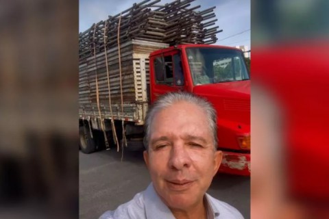 Estrutura do São João de Patos 2024 começa a ser montada no Terreiro do Forró;