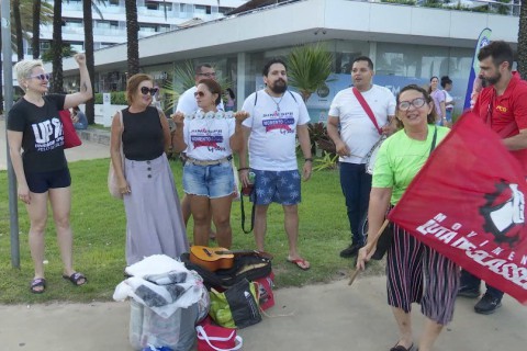 Ato de servidores da UFPB marca 1º de maio em João Pessoa