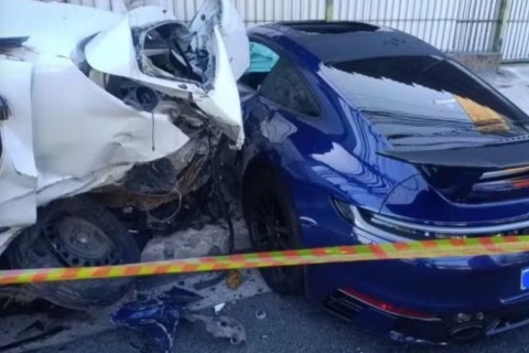 Família de homem morto em acidente com Porsche pede indenização