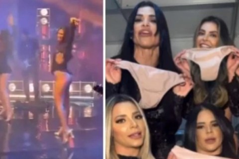 Sem calcinha? Bailarinas de Leonardo usam truque, e faz web pensar que estão sem roupa de baixo