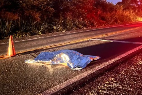 Jovem de 26 anos morre atropelado na BR 230, no perímetro de São Gonçalo, no município de Sousa–PB