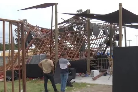 Quatro pessoas vítimas do desabamento de casa de show seguem internadas